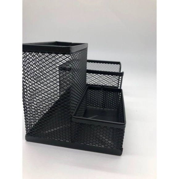 Metallic Tri-Basket Organizer Black - Picture 5 of 6